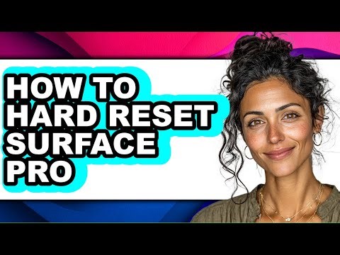 How to Hard Reset Surface Pro (only Way)