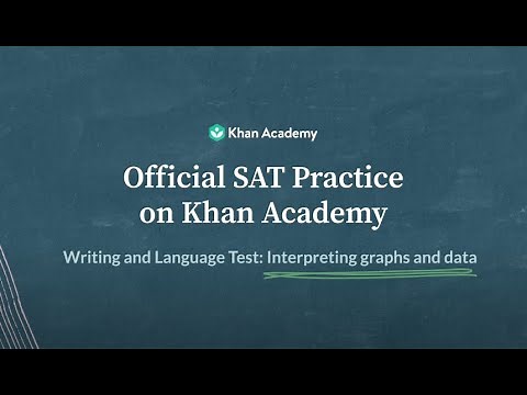 Interpreting Graphs and Data | Writing and Language test | SAT | Khan Academy