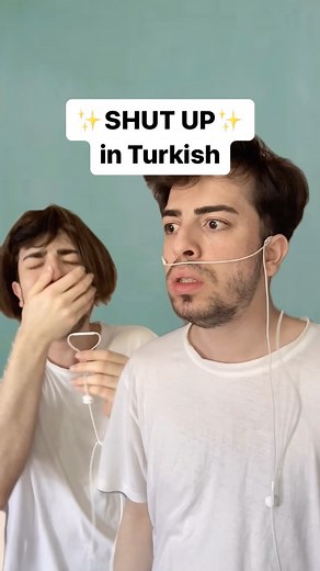Barış Zorba on Instagram: "✨KES SESİNİ✨ shut up in Turkish 🥰 #turkishteacher #chinieseteacher #shutupinturkish"