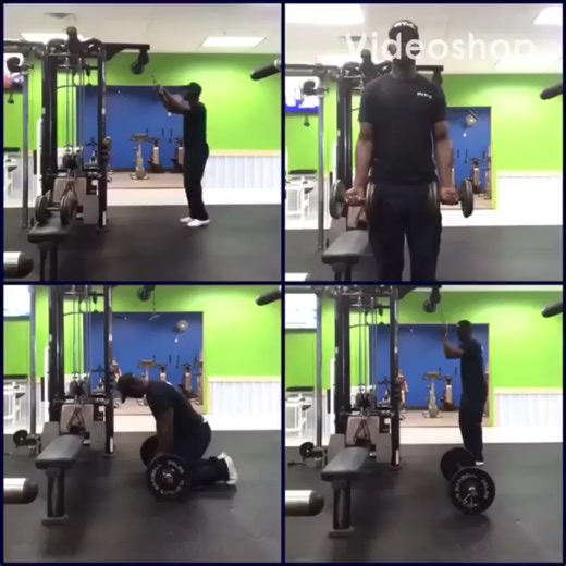 My usual arm routine after pushups and body squats on Friday Over hand & Under hand Tricep: • 5 x 20 with 40lbs Bicep Dumbbell Curls: • 5 x 5 with 40lbs Bicep Bar Curls: • 5 x 5 with 90lbs #southcarolina #english #xbox #microsoft #twitch #gym #gamer #gymmotivation