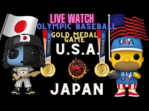 Tokyo Olympics 2020: ⚾USA Baseball vs. Japan GOLD MEDAL GAME LIVE WATCH
