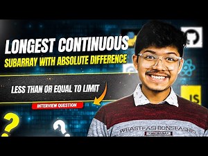 1438. Longest Continuous Subarray With Absolute Diff Less Than or Equal to Limit | 3 Approaches