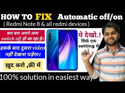 How to fix Automatically on / off Problem in Redmi Note 8|Switch off Redmi Note 8| #Technology_Trick