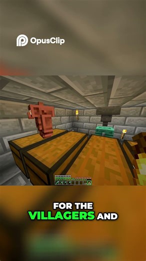 Simple Village Farm Carrots, Wheat, and Bread Automation #minecraft #minecraftshorts #gaming