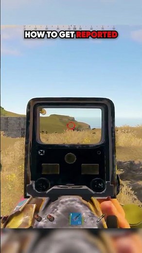 How to get REPORTED in Rust 💀👀😭 #rust #shorts #trausi