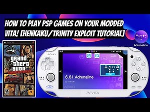 How To Play PSP Games On Your Modded Vita With Adrenaline! (3.60-3.70) #PSVita #Adrenaline #HENkaku
