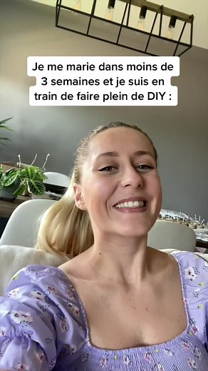 Après l’arche du mariage, je continue de faire le maximum de choses moi-même 😍 Qu’est ce que vous préférez ? #mariage #bridetobe2022