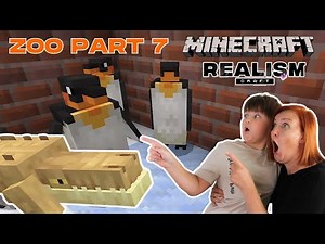 Minecraft Realism Craft Zoo: Penguins and Crocodiles #7 | Gameplay with Ima and Jessy