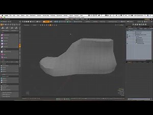 Modo Footwear Design - Lesson 2: 1. Tools for Creating the Last