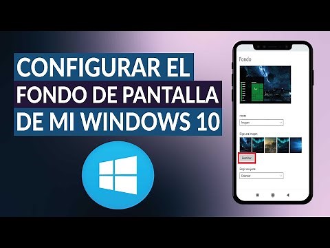 ¿Cómo configurar el fondo de pantalla del escritorio de mi PC WINDOWS 10? - Solución fácil