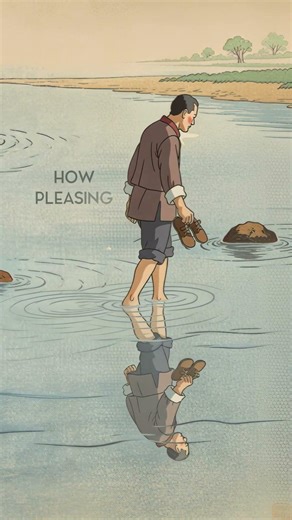 Haiku Poetry A Summer River Being Crossed Visual Haiku#haiku #haikupoetry #visualpoetry #zenpoetry