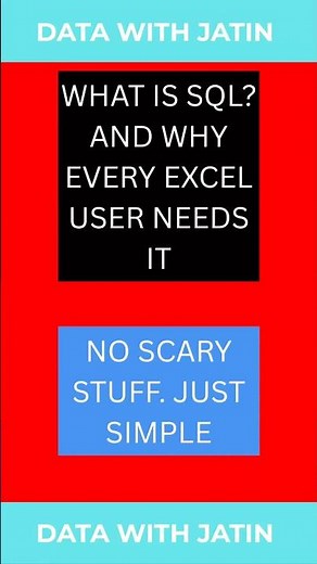 What is SQL — Explained Simply for Excel Users in 60 Seconds #shorts
