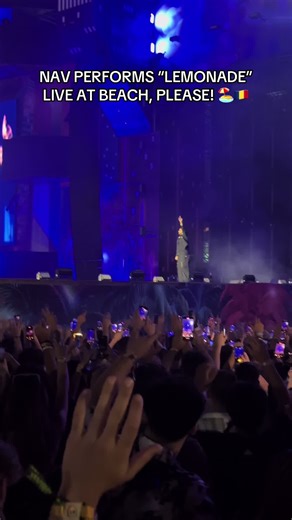 NAV Live Performance of Lemonade at Beach Please Festival