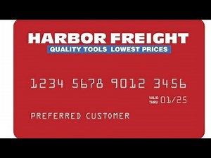 Harbor Freight Credit Card Has Arrived