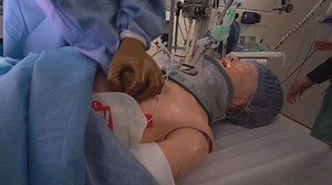 A look inside the "Sim Lab" at St. Michael's hospital