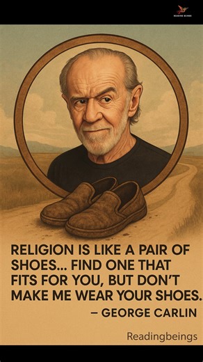 17K views · 282 reactions | George Carlin On Religion #readingbeings #readeverywhere #inspiringquotes | Reading Beings | Facebook