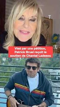 Targeted by a petition, Patrick Bruel receives support from Chantal Ladesou