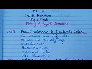 BA 3rd year english literature syllabus 2021 | english literature ba 3rd year Syllabus | ba part 3 S