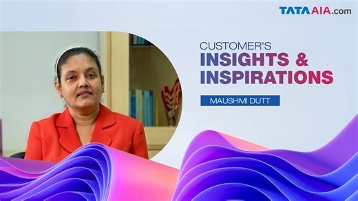 811K views · 1.6K reactions | Maushmi Dutt, a Tata AIA #TrustChampion, shares how life insurance isn't just about protection anymore, it's about empowerment. Through discipline and consistency, she secured her daughter’s future while discovering her own financial independence. Watch her inspiring journey with Tata AIA as she builds a strong foundation for the next generation. #TataAIA #CustomerTestimonial | Tata AIA Life | Facebook