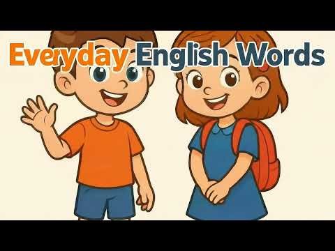 Learn 10 Everyday English Words (For Beginners) 🍎 | Cartoon with Lina & Tom