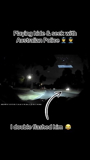 Australian Police Encounter: A Lighthearted Moment