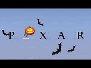 Halloween Pumpkin And Bats Troll Spoof Pixar Lamp Luxo Logo