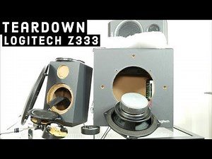 Look inside Logitech Z333 multimedia Speakers - Fake tweeters :(