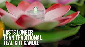 Watch Remote Controlled Waterproof RG LED Lights Lotus Lanterns on Amazon Live