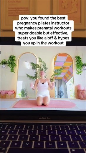 prenatal pilates to empower & strengthen you during your pregnancy journey 💕🎀🧘🏼‍♀️ avail on my