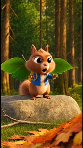 ​The Little Dreamer 🐿️ | A Heart-Touching 3D Animation Story | Never Give Up! ✨ #cartoon #viralshort