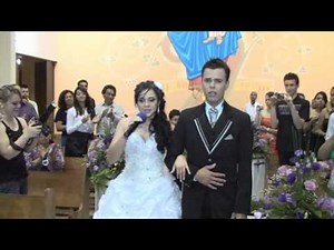 NOIVO SE EMOCIONA E CHORA AO OUVIR SUA NOIVA CANTAR PARA ELE - ELAINE TAFFAREL (JA ESTUDIO)