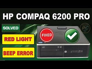 HP Compaq Red Light Blinking Error Fixed | Hp Compaq Beeps Error Solved | HP Compaq 6200 Pro Repair