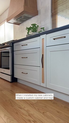 DIY Handmade Tray Insert for Small Kitchen Spaces