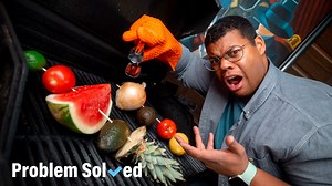 How to grill different types of food like vegetables and fruits