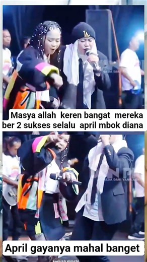makanya april syg banget mbok diana begini kalau saat manggung #april #DA7 #reels #trending #fyp