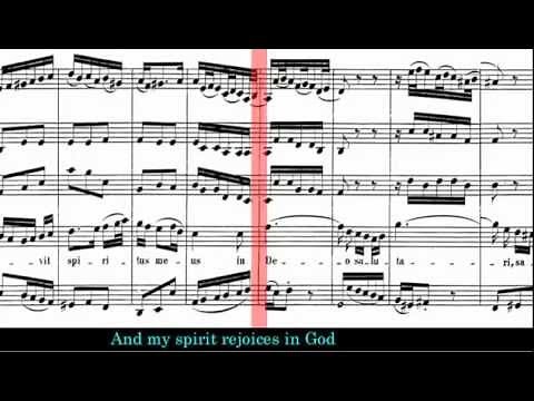 BWV 243 - Magnificat (Scrolling Score)