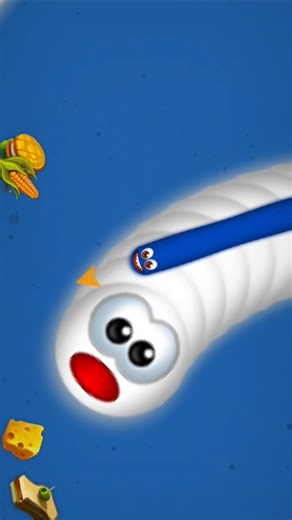 Wormszone Magic🐍 Game play #Short #snack #worms #youtubeshort #slitherio#wormatio#games