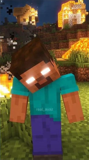 Steve ❎ herobrine✅#shorts #vairal