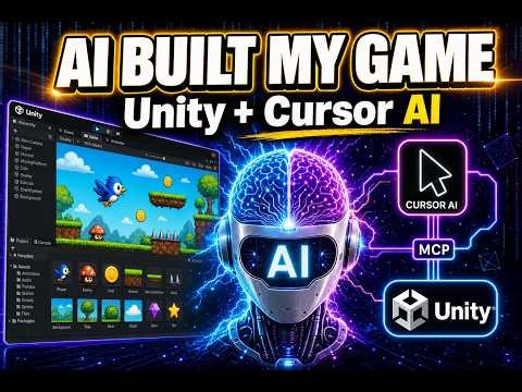 I Built a 2D Platformer Game Using ONLY AI — Unity + Cursor AI + MCP (No Coding?!)