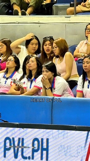 2.1K views · 27 reactions | Silent cheerleader on the courtside.  Jema Galanza along with Ella De Jesus and BDL and other CCS girls, silently cheering on the courtside. #PVL2025 #PVLReinforcedConference #CreamlineCoolSmashers #TheHeartOfVolleyball | Heart of PVL | Facebook
