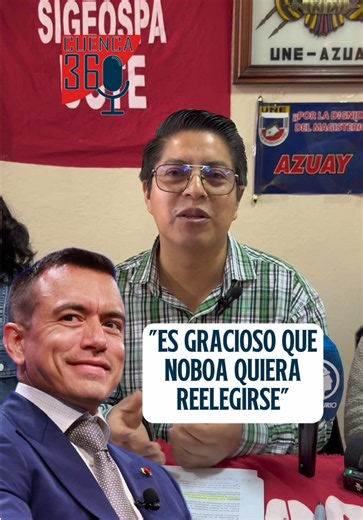 Opinión de Edison Deleg sobre la reelección de Daniel Noboa