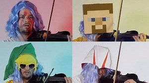 epic gaming themes on led violin