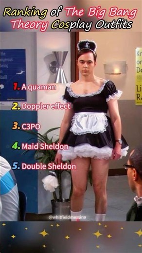 Ranking of The Big Bang Theory Cosplay Outfits#tbbt #sheldoncooper #fyp #shorts #funny #actor