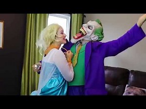 Spiderman & Frozen Elsa, Joker, scam love between, funniest moments video