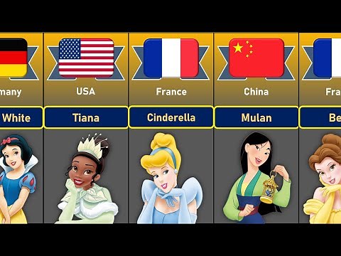 Disney Princess From Different Countries