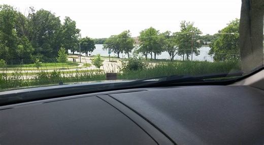 Beloit in Pictures | From the Elder-Beerman / library hill looking across Riverside Drive and the Rock River. | Facebook