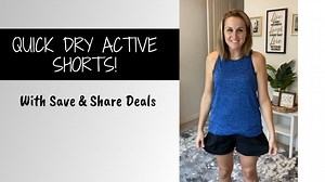 Watch Quick Dry Active Shorts! on Amazon Live