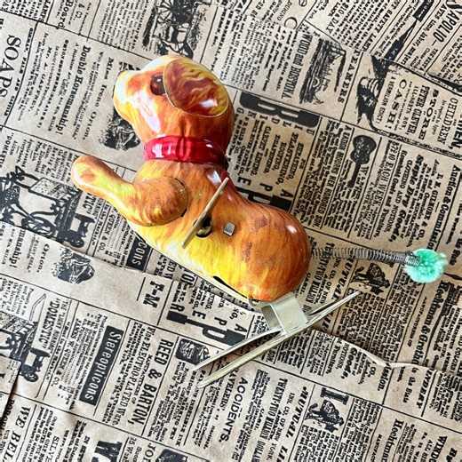 Vintage Happy Dog Wind up Toy - Etsy