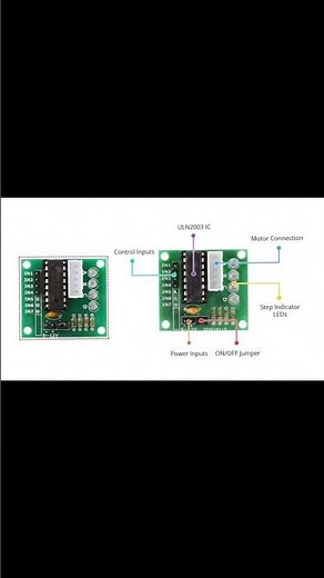 ULN2003 #shorts #electronic #electroniccomponent #electrical #technology #electronicdevice #motor