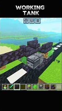 Working Tank in Minecraft || #minecraft #mcpe #tank